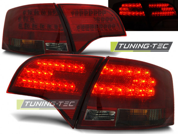 Zadní světla LED AUDI A4 B7 Avant - červená/kouřová