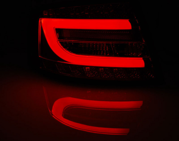 Zadní světla LED bar Audi A6 C6 04-08 sedan 7-pin červená/kouřová