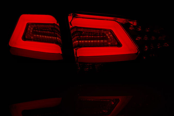 Zadní světla LED Bar VW Golf 7 13- červená/kouřová