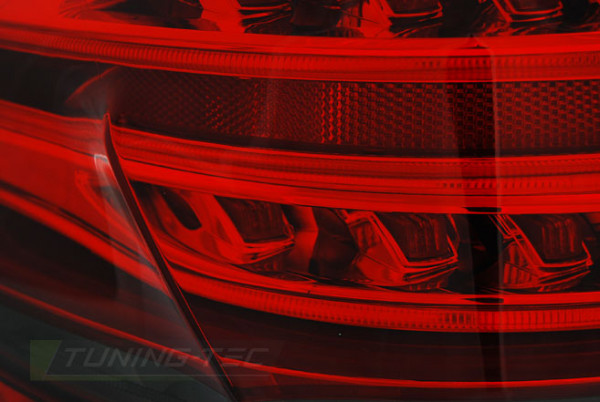 Zadní světla LED Bar, Mercedes-Benz E W212 sedan 09-13 červená/kouřová