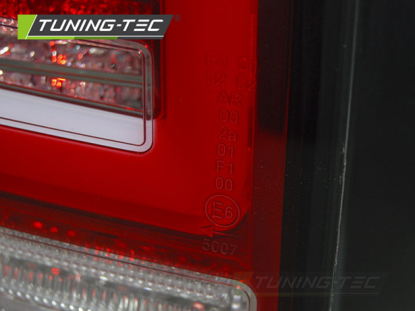 Zadní světla LED BAR s LED s SEQ blinkrem VW T5 03-09 červená