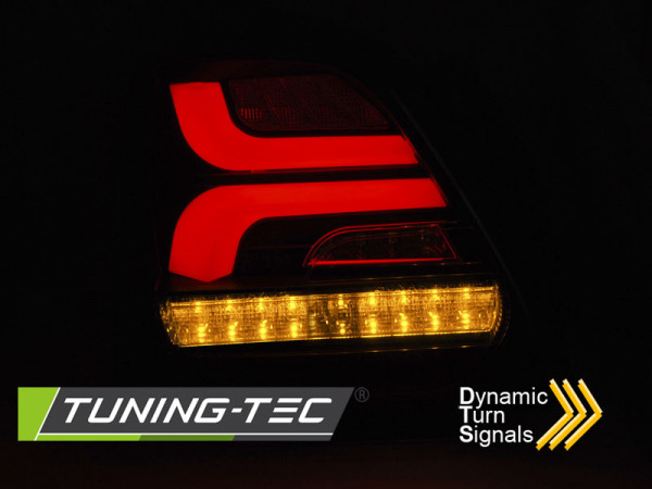 Zadní světla LED BAR s LED s SEQ blinkrem Suzuki Swift VI 17- červená/kouřová
