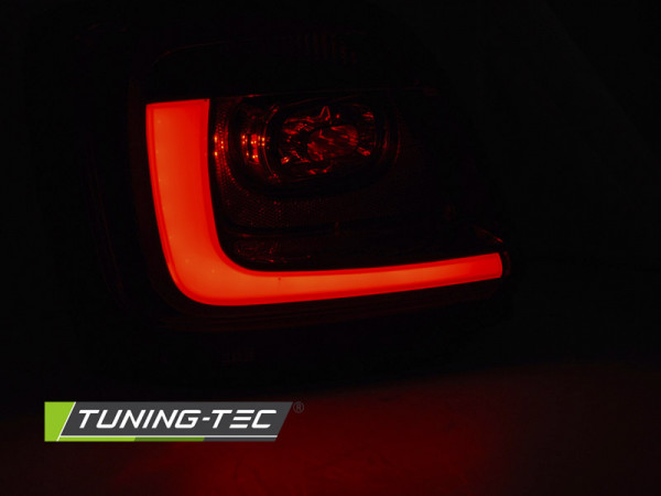 Zadní světla LED BAR VW Polo 6R 09-13 červená/kouřová