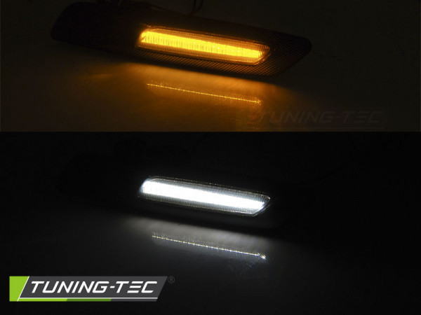 Blinkry boční LED BMW E60/ E90/ E92/ E82 - chrom kouřové F10 style