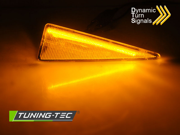 Blinkry boční LED dynamické Renault Megane II / Scenic bílé