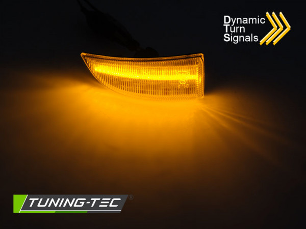 Blinkry boční LED, dynamické RENAULT SCENIC III / MEGANE III bílé