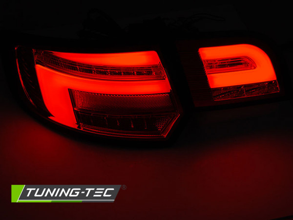 Zadní světla LED s LED dynamickým blinkrem pro AUDI A3 8P 5D 08-12 červená/černá