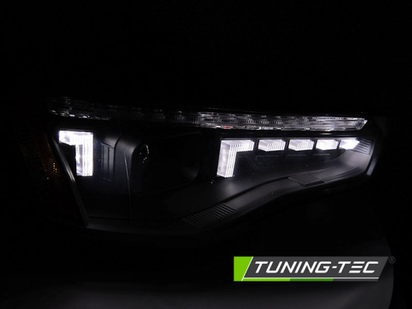 Přední světla s LED,  LED blinkr AUDI A5 xenon 2011-2016 černá