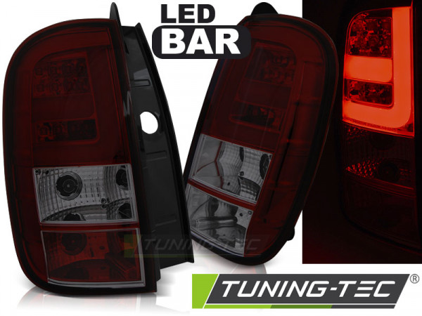 Zadní světla LED LIGHTBAR Dacia Duster 11- červená/kouřová
