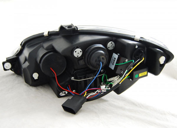 Přední světla čirá s LED Seat Leon/Altea/Toledo 09-13 chrom
