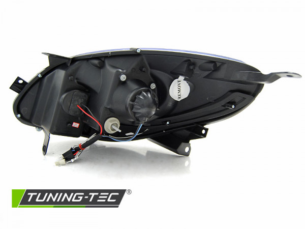 Přední světla s LED Renault Twingo II 07-11 černá 