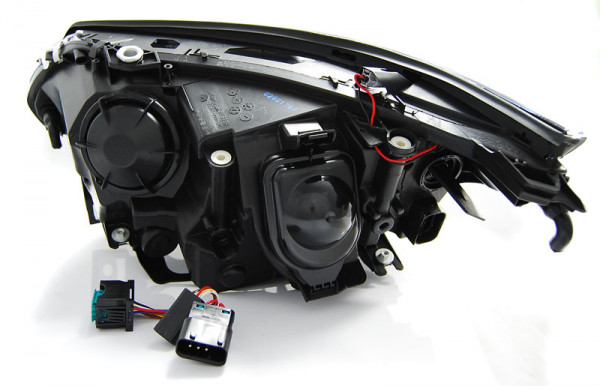 Přední světla LED Angel Eyes BMW 5 E60/E61 sed/tour 03-07 černá