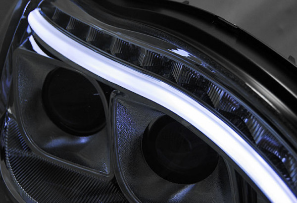 Přední světla LED TubeLights Mercedes-Benz S W220 98-05 chrom