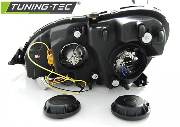 Přední světla LED TubeLights Mercedes-Benz S W220 98-05 chrom