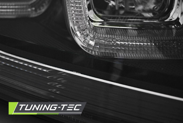 Přední světla U-LED BAR denní světla VW Golf 7 12- černá, black line