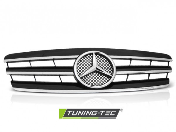 Sportovní maska Mercedes-Benz W203 00-07 CL LOOK chrom/černá