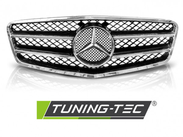 Sportovní maska Mercedes-Benz W212 09-13 AMG LOOK chrom/černá
