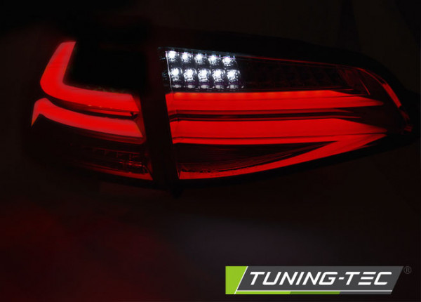 Zadní světla LED bar VW Golf 7 kouřová