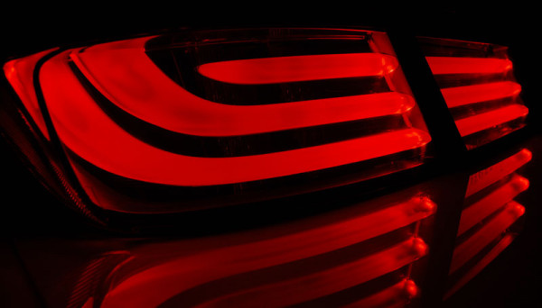 Zadní světla LED LightBar BMW 5 F10 sedan 10-13 kouřová