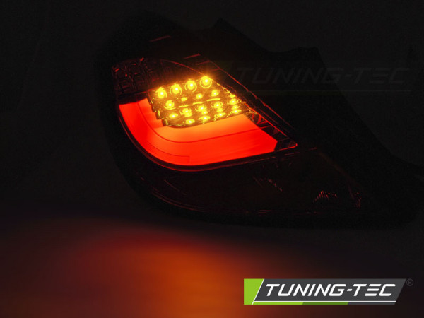 Zadní světla LED LIGHTBAR Opel Corsa D 06-10 3dv. kouřová
