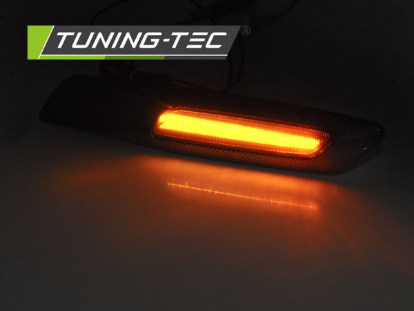 Blinkry boční LED BMW E60/E90/E82 - F10 style černé lesklé