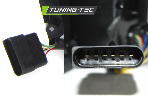 Zadní světla LED BAR s LED s SEQ blinkrem VW T5 03-09 kouřová