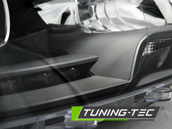 Přední světla s LED denními světly VW T5 10-15 xenon look černá