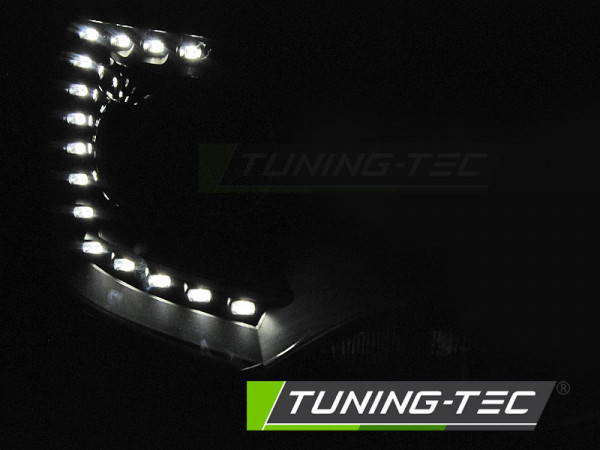 Přední světla s LED denními světly VW T5 10-15 xenon look černá