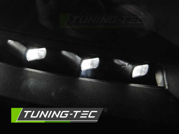 Přední světla s LED denními světly VW T5 10-15 xenon look černá