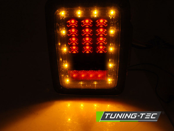 Zadní světla LED Jeep Wrangler JK 07-18 černá