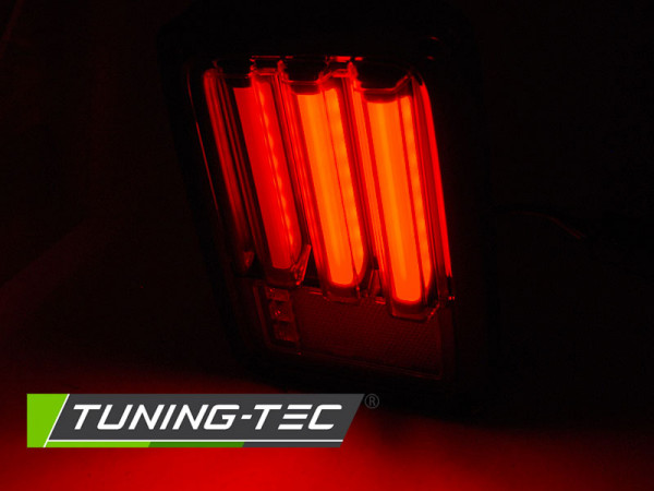 Zadní světla LED BAR Jeep Wrangler JK 07-18 černá/kouřová