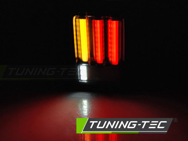 Zadní světla LED BAR Jeep Wrangler JK 07-18 černá/kouřová