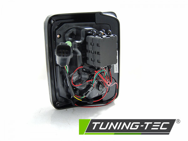 Zadní světla LED BAR Jeep Wrangler JK 07-18 černá/kouřová