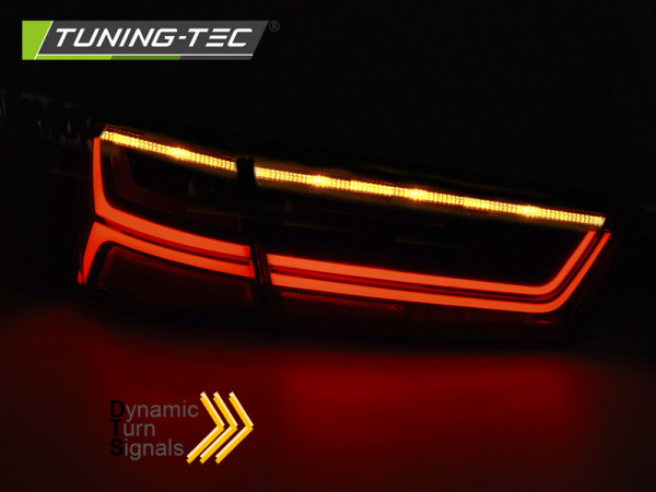 Zadní světla LED Bar SEQ dynamický blinkr, Audi A6 C7 11-14 sedan červená