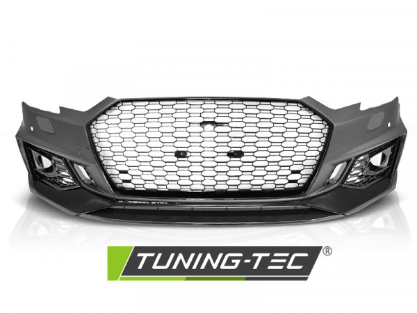 Přední nárazník AUDI A4 B9 15-19 RS4 style černá lesklá PDC