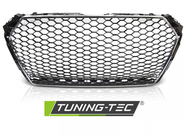 Sportovní maska Audi A4 B9 15-18 RS-style chrom