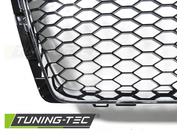 Sportovní maska Audi A4 B9 15-18 RS-style chrom