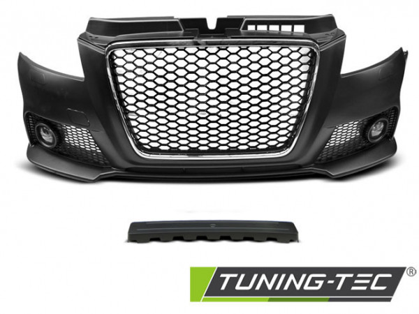 Přední nárazník AUDI A3 8P 08-12 RS style chrom černá