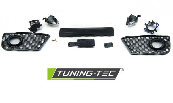 Přední nárazník AUDI A3 8P 08-12 RS style chrom černá