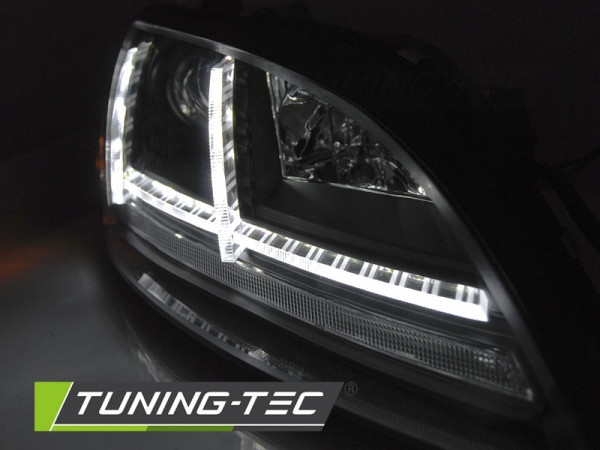 Přední světla s LED SEQ AUDI TT 8J 06-10 černá