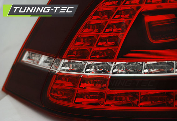 Zadní světla LED VW Golf 7 GTI look SEQ červená