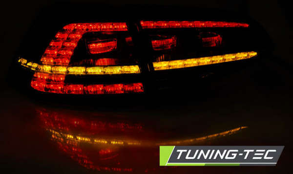 Zadní světla LED VW Golf 7 GTI look SEQ červená
