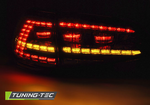 Zadní světla LED VW Golf 7 GTI look SEQ červená/kouřová