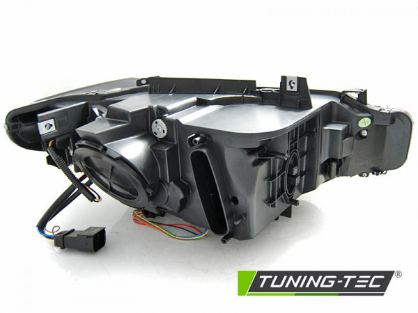 Přední světla s LED Angel Eyes DRL BMW 3 F30/F31 xenon AFS 10-15 chromová