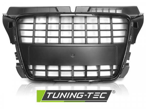 Maska AUDI A3 8P 08-12 S8 look černá lesklá