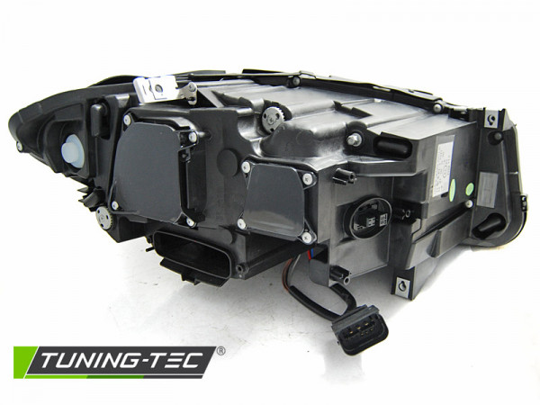 Přední světla s LED dynamickým blinkrem, 3D LED Angel Eyes DRL BMW 5 F10/F11 xenon 10-15 černá