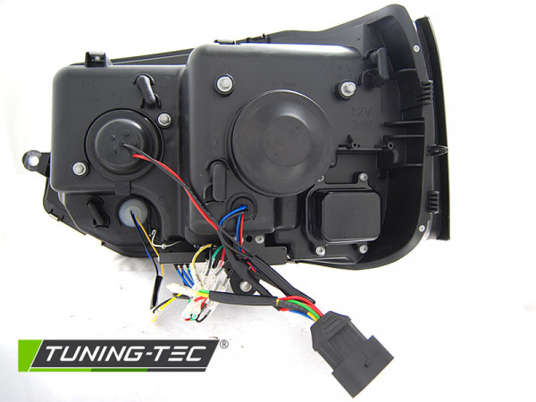Přední světla LED s denními světly VW T5 09-15 s dynamickým LED blinkrem, T6 style, černá