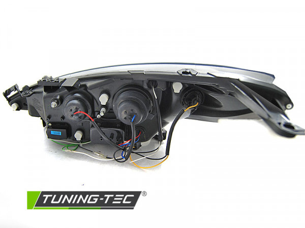 Přední světla s LED Peugeot 207 06-12 s motorkem naklápění černá