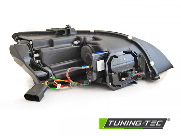 Přední světla s LED denními světly SEQ AUDI TT 8J 06-10 xenon AFS chromová