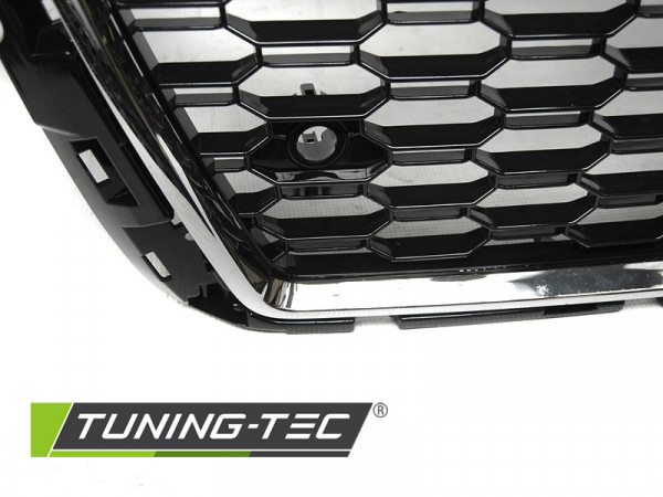 Maska pro AUDI A3 8V 17- RS style PDC černá/chrom